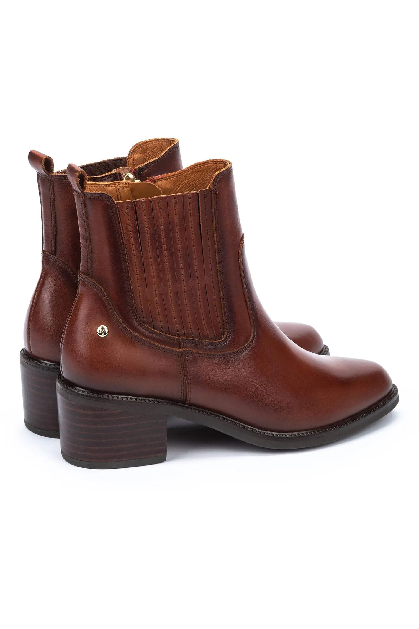 Pikolinos Bacarot Boot Cognac Brown Leather W2D-8909