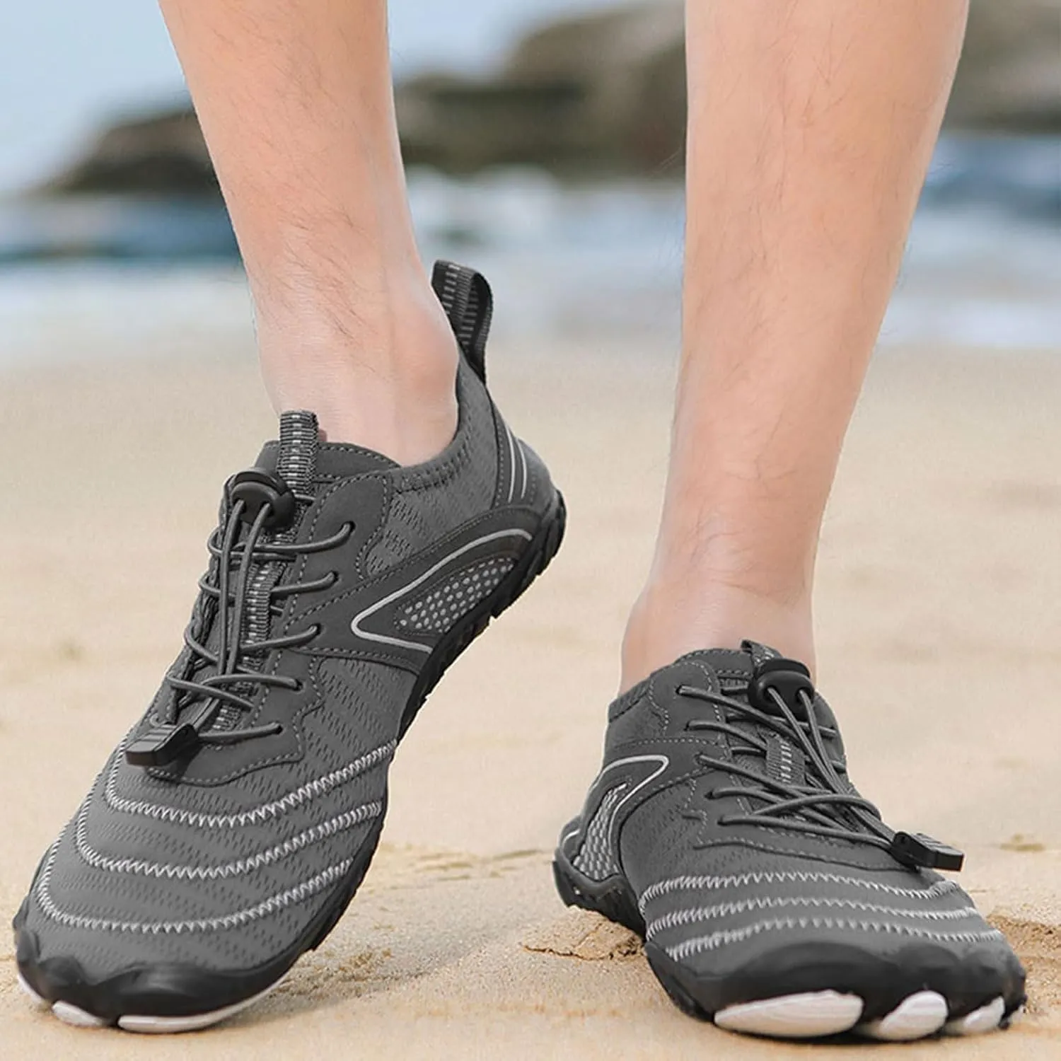 Pro Hike Barefoot Shoes Women Mens Footwear Barefoot Womens Wide Toe Box Quick Dry Beach Pool Swim Surf Hiking Shoes Healthy & Non-Slip Trail Running Shoes