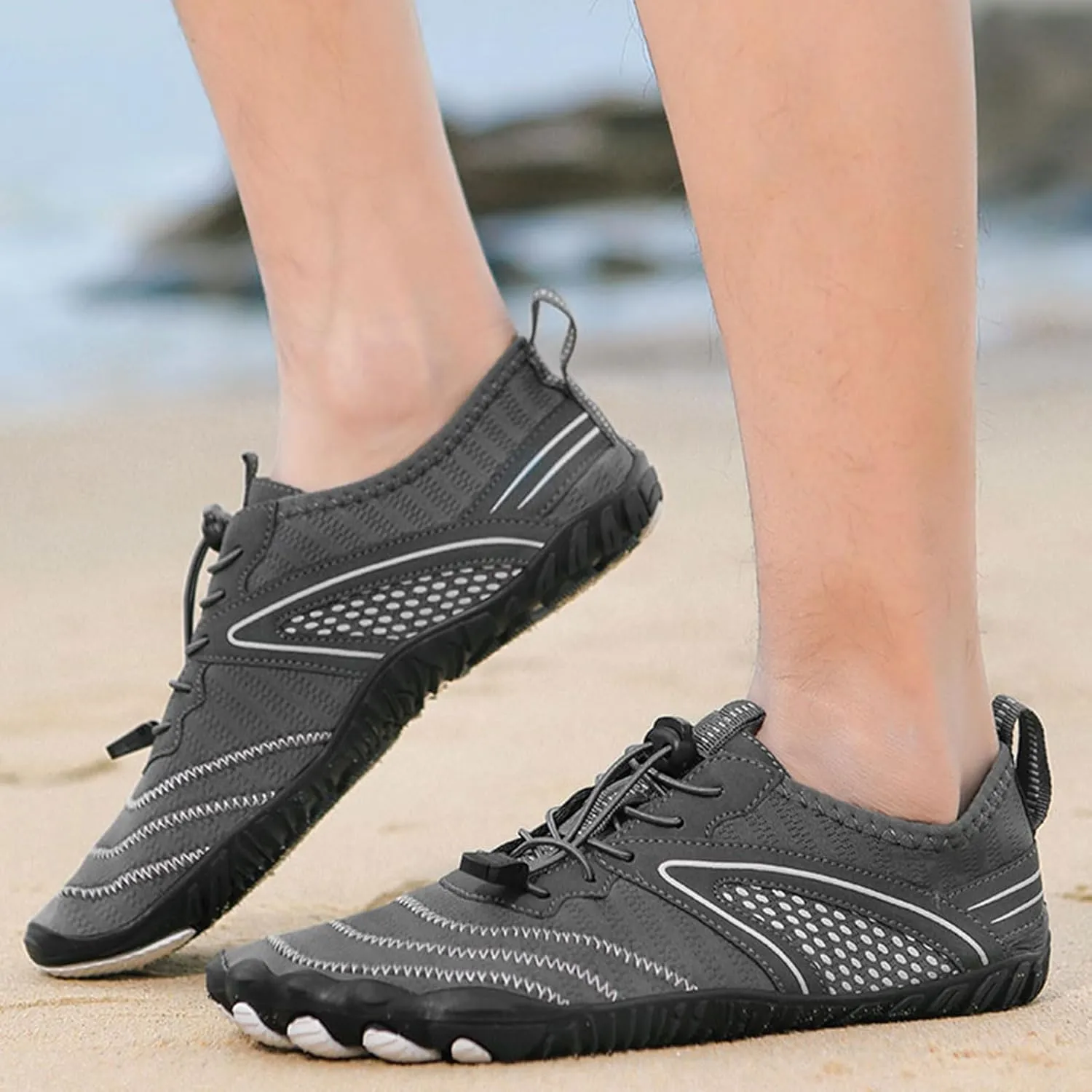 Pro Hike Barefoot Shoes Women Mens Footwear Barefoot Womens Wide Toe Box Quick Dry Beach Pool Swim Surf Hiking Shoes Healthy & Non-Slip Trail Running Shoes