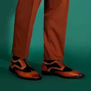 Saint G Tan Leather Lace Up Brogues