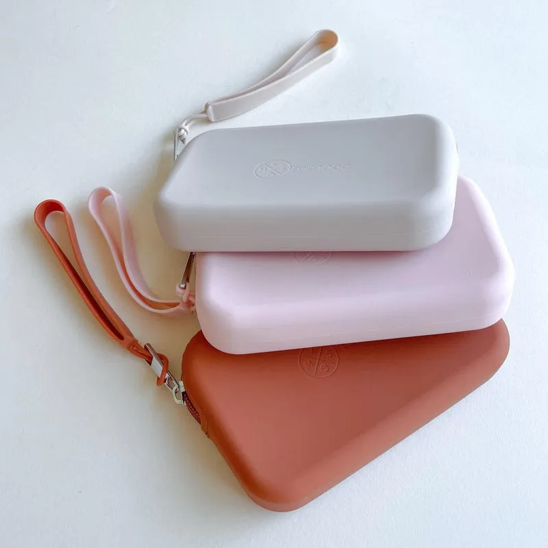 Silicone Waterproof Multipurpose Purse & Sunglasses Case Terracotta