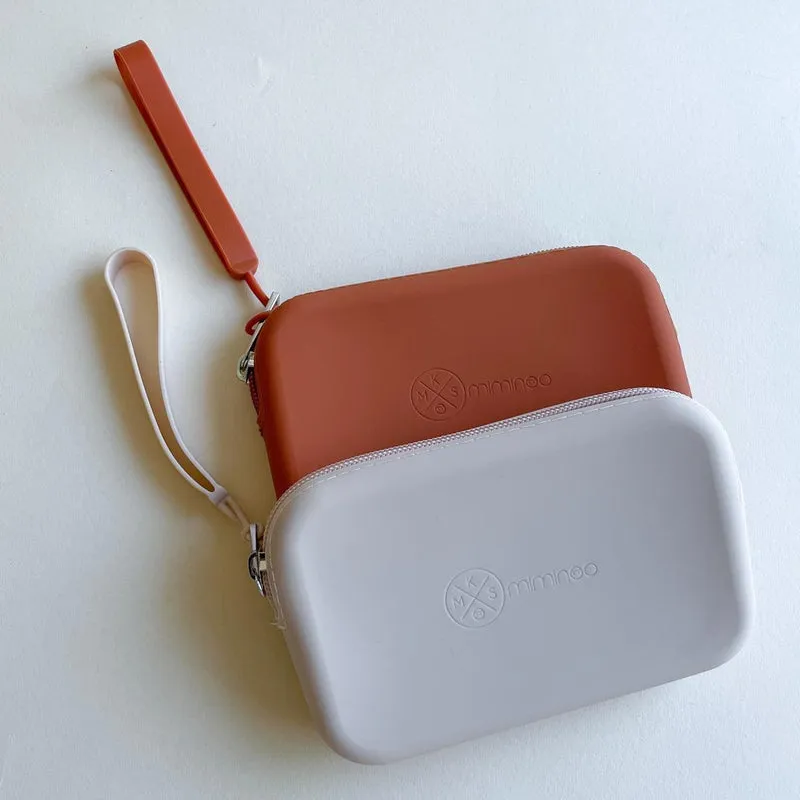 Silicone Waterproof Multipurpose Purse & Sunglasses Case Terracotta