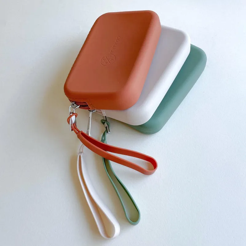 Silicone Waterproof Multipurpose Purse & Sunglasses Case Terracotta