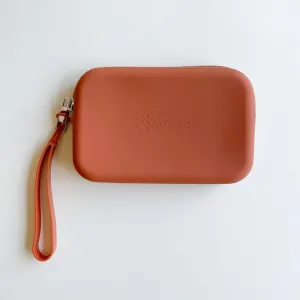 Silicone Waterproof Multipurpose Purse & Sunglasses Case Terracotta