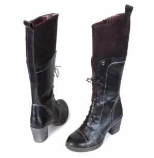 Voyage - Black leather/suede- LAST PAIRS 37 AND 38!