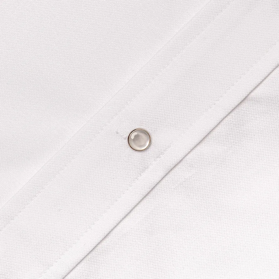 White Oxford Western Shirt