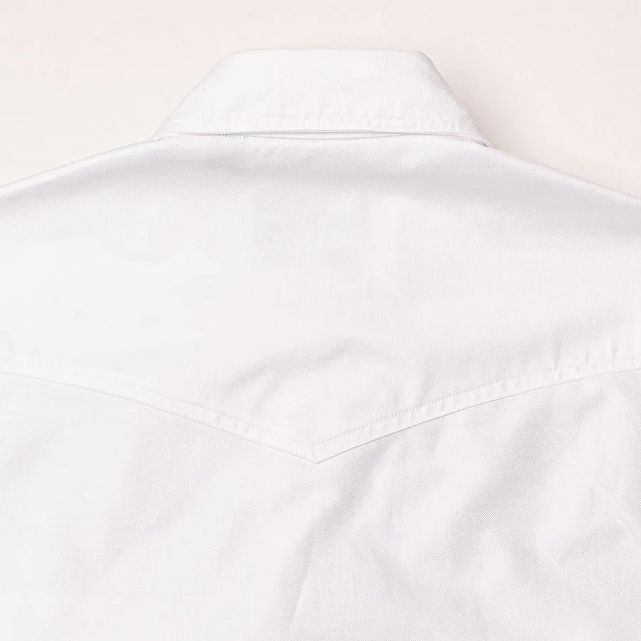 White Oxford Western Shirt