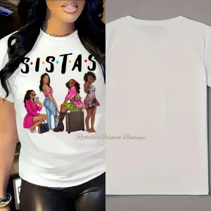 White S.I.S.T.A.S T-Shirt