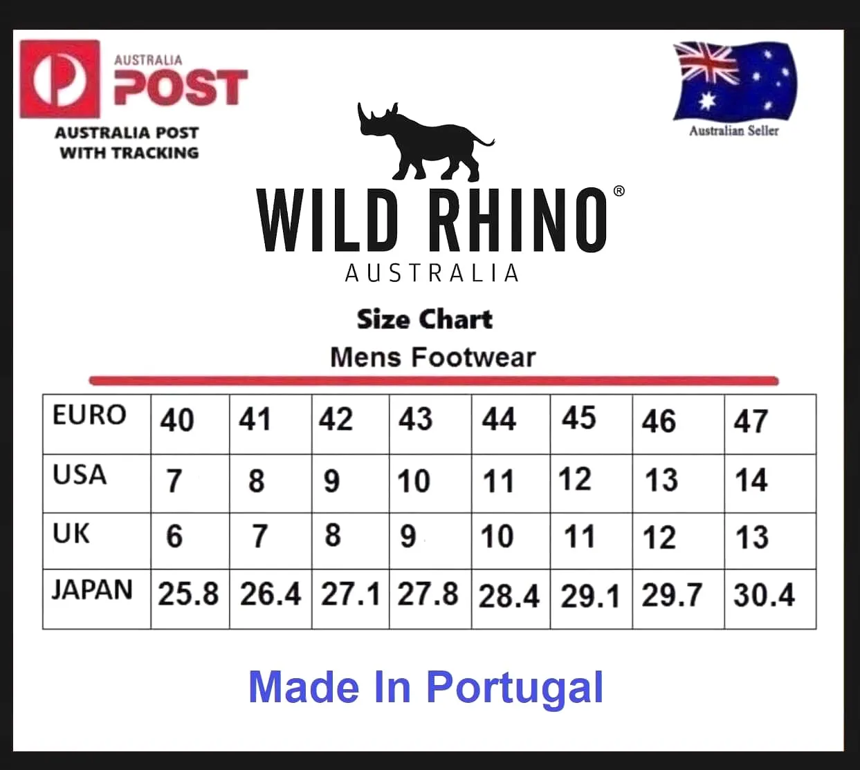 Wild Rhino Tyler Brown 6 Eyelet Zip Ankle Boot Made In Portugal