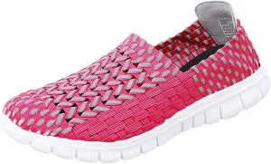 Women's Elastic Woven Walking Shoes Running Shoes Lightweight Breathable Gym Workout Shoes Flats Non Slip Sneakers Women's Elastic Woven Walking Shoes Running Shoes Lightweight Breathable Gym Workout Shoes Flats Non Slip Sneakers