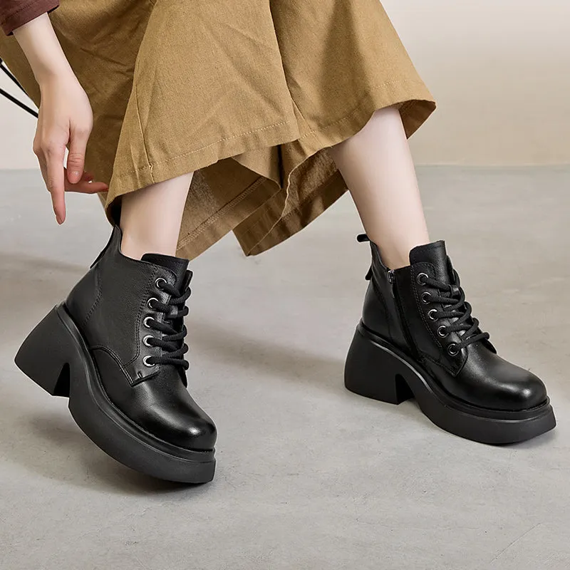 Women's Thick High-Heel Ankle Boots