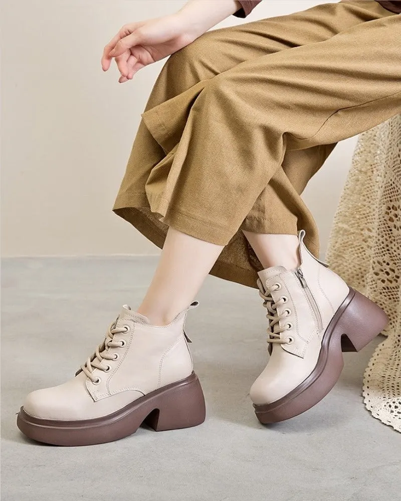 Women's Thick High-Heel Ankle Boots