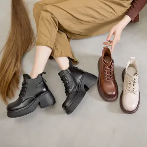 Women's Thick High-Heel Ankle Boots