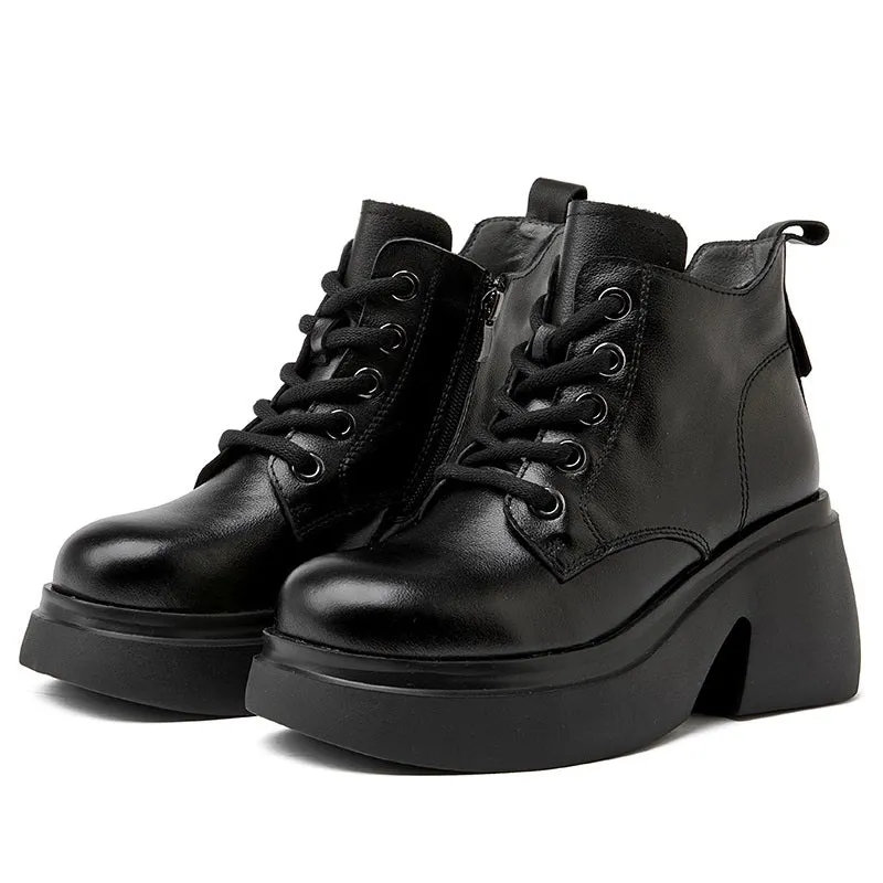 Women's Thick High-Heel Ankle Boots
