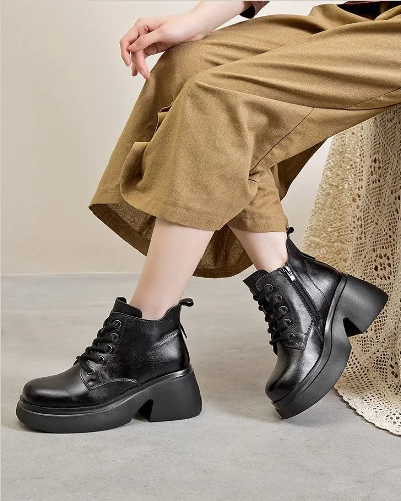 Women's Thick High-Heel Ankle Boots