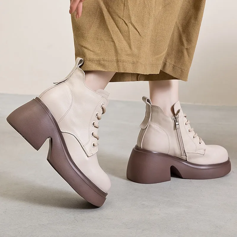 Women's Thick High-Heel Ankle Boots