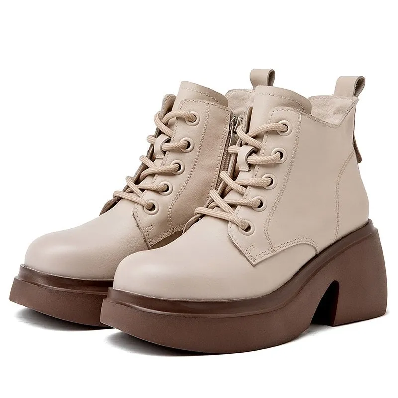 Women's Thick High-Heel Ankle Boots