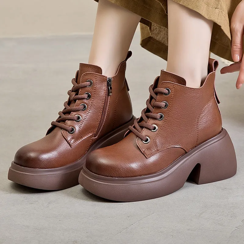 Women's Thick High-Heel Ankle Boots