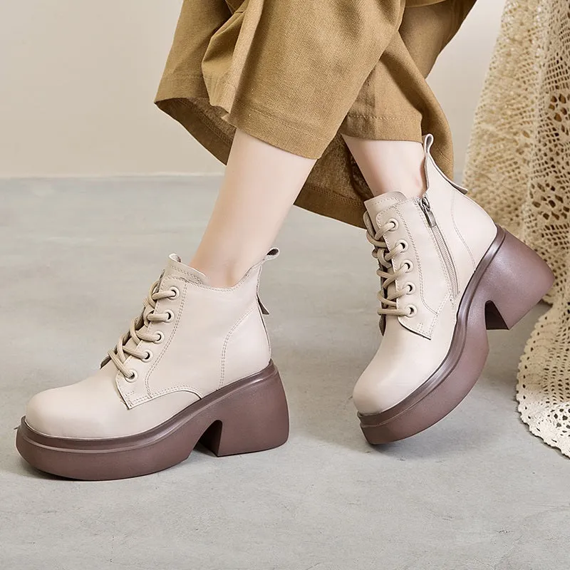 Women's Thick High-Heel Ankle Boots