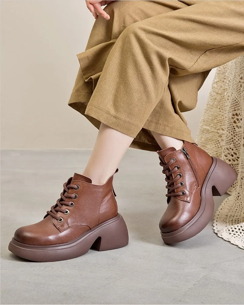 Women's Thick High-Heel Ankle Boots
